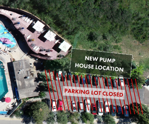 Old Fish Creek Falls Rd. Parking Lot Closed for Construction